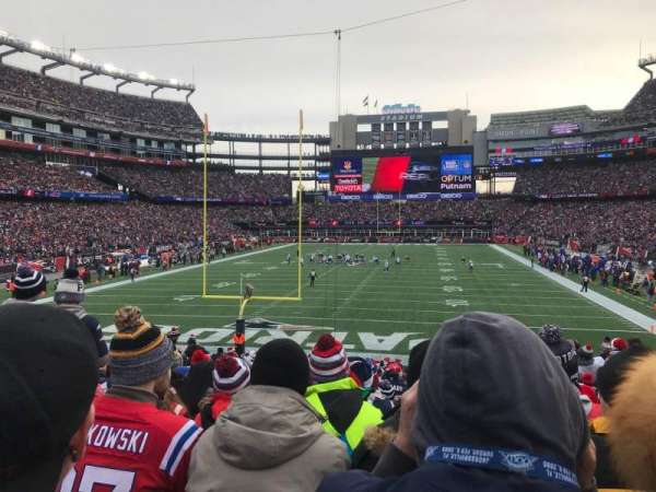 Gillette Stadium, section: 142, row: 24, seat: 11