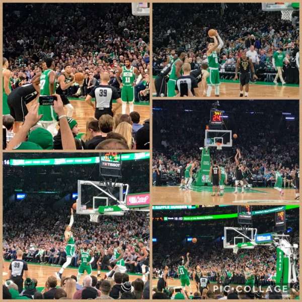 TD Garden, section: Old Loge 19, row: 1, seat: 8