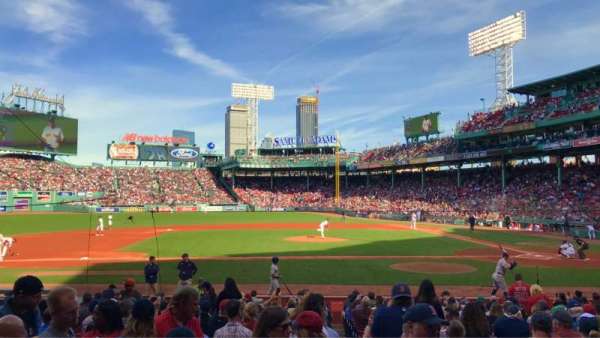 Fenway Park, section: Loge Box 145, row: DD, seat: 4