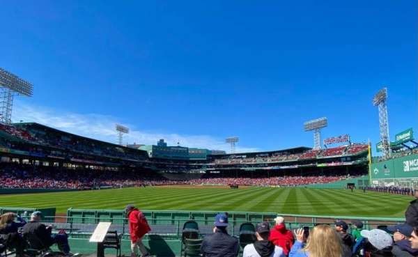 Fenway Park, section: Bleacher 40, row: 7, seat: 16