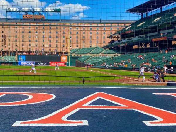 Oriole Park at Camden Yards, section: 48, row: 1, seat: 1