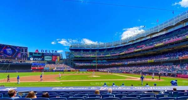 Yankee Stadium, section: 124, row: 1, seat: 1