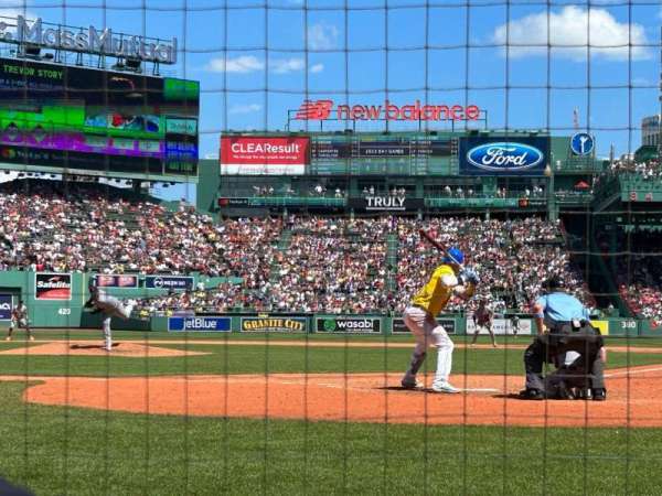Fenway Park, section: Field Box 49, row: 2, seat: 1