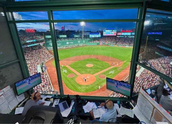 Fenway Park, section: WEEI, row: Radio, seat: Booth