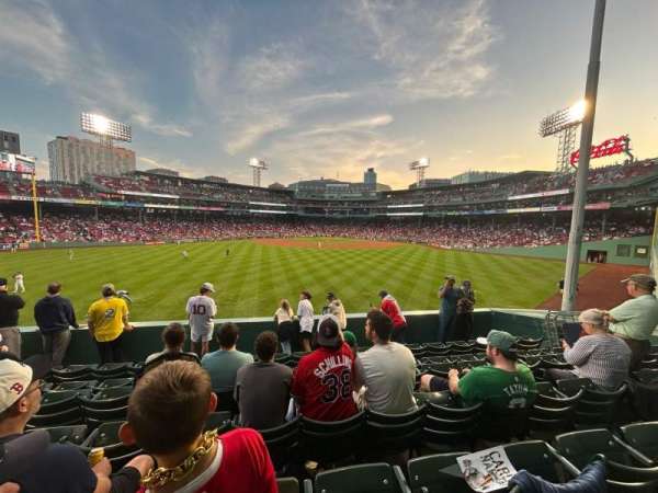 Fenway Park, section: Bleacher 34, row: 7, seat: 1
