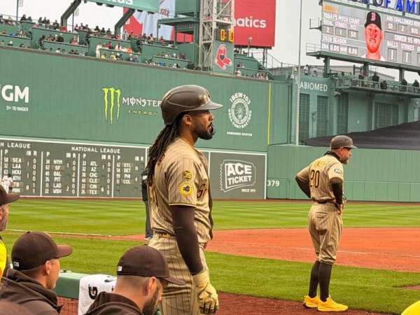 Fenway Park, section: Field Box 60, row: B, seat: 4