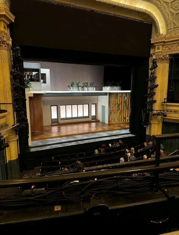 Hudson Theatre, section: Dress Circle L, row: B, seat: 3
