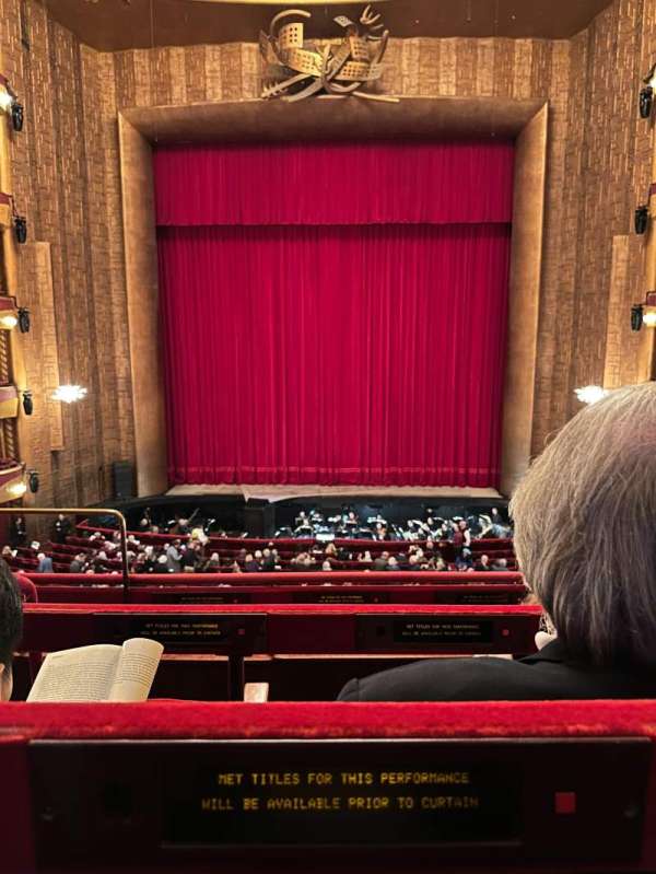 Metropolitan Opera House - Lincoln Center, section: Grand Tier RC, row: C, seat: 102