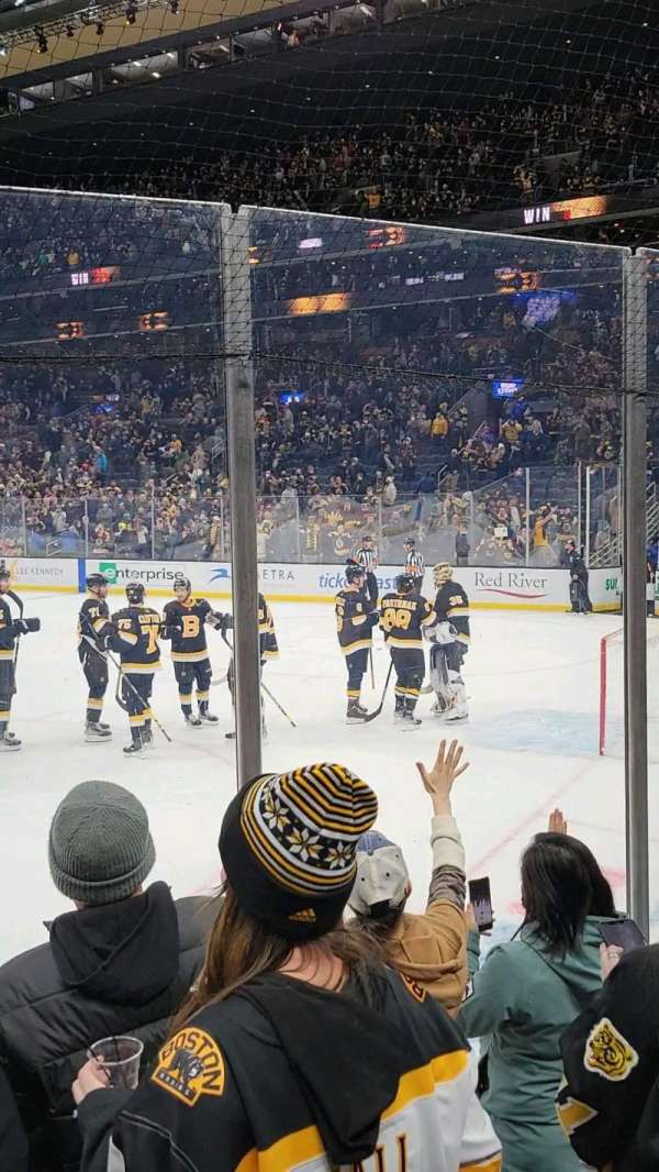 TD Garden, section: 19, row: 4, seat: 5