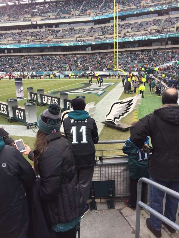 Lincoln Financial Field, section: 104, row: 4, seat: 2