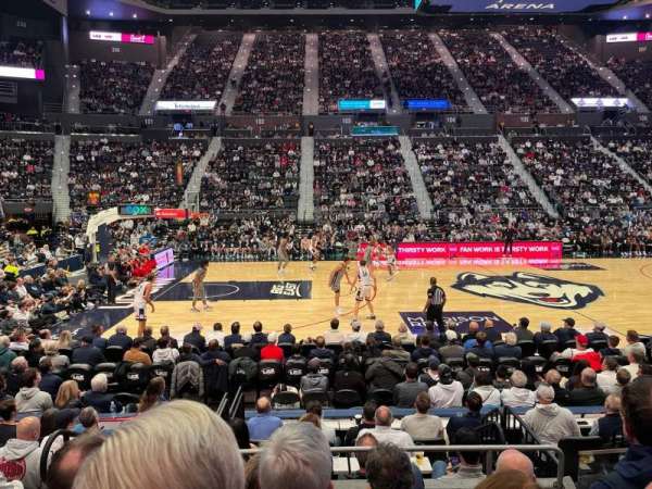 PeoplesBank Arena, section: 117, row: K, seat: 3