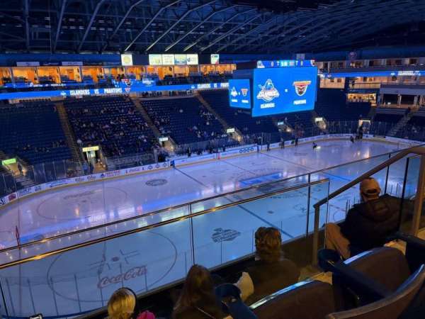 Total Mortgage Arena, section: Club F, row: C, seat: 4