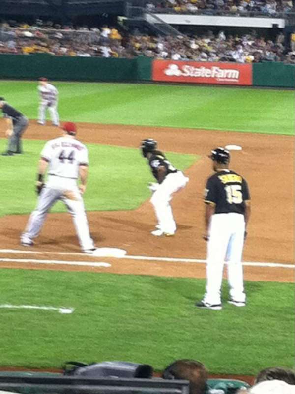 PNC Park, section: 109, row: A, seat: 9