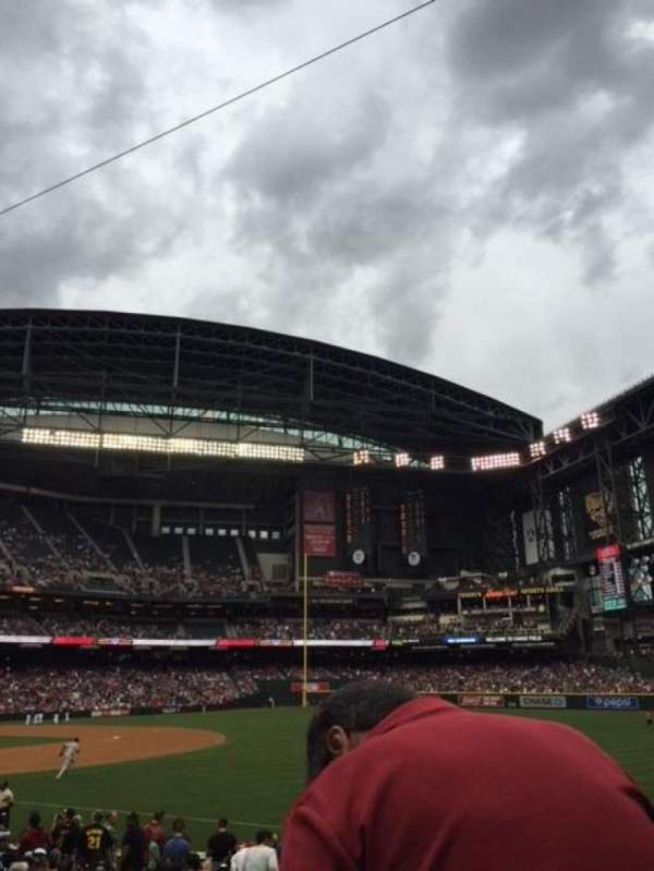 Chase Field, section: 111, row: 19, seat: 16
