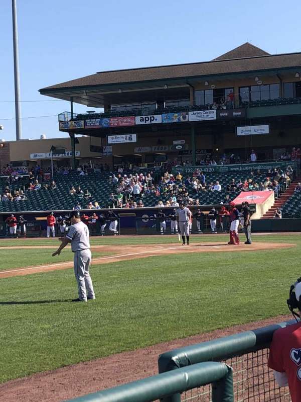ShoreTown Ballpark, section: 113, row: 3, seat: 4