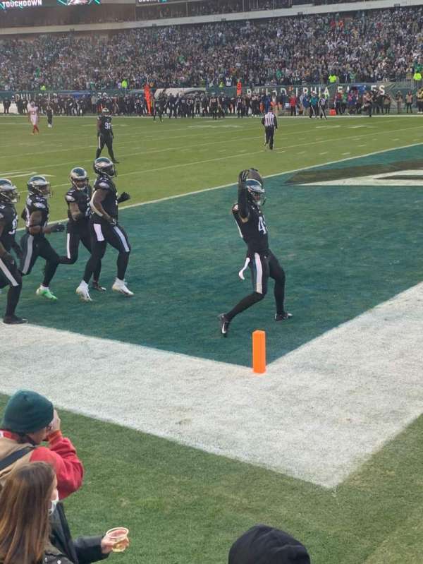Lincoln Financial Field, section: 126, row: 1, seat: 3