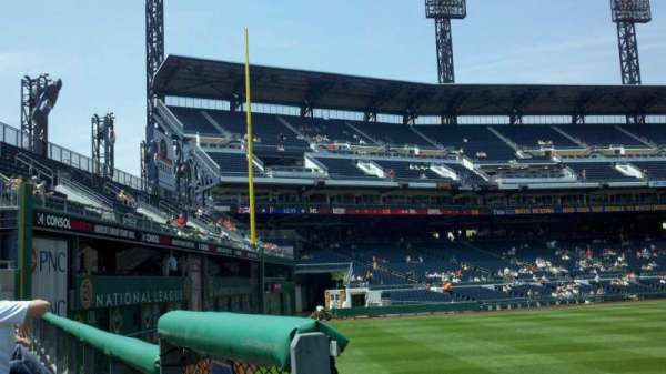 PNC Park, section: 139, row: A, seat: 17