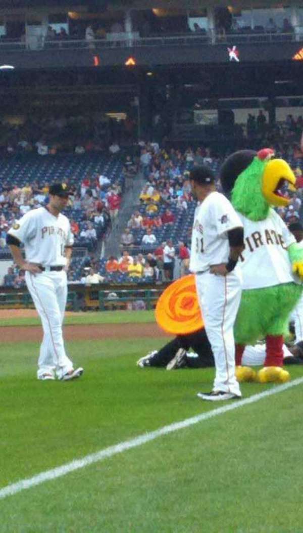 PNC Park, section: 31, row: A, seat: 1