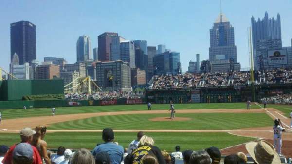 PNC Park, section: 120, row: A, seat: 9