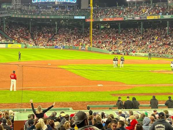 Fenway Park, section: Loge Box 153, row: LL, seat: 5