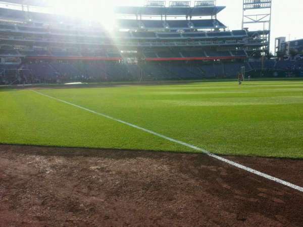 Nationals Park, section: 135, row: a, seat: 7