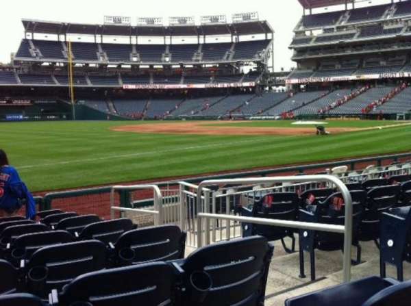 Nationals Park, section: 111, row: H, seat: 1
