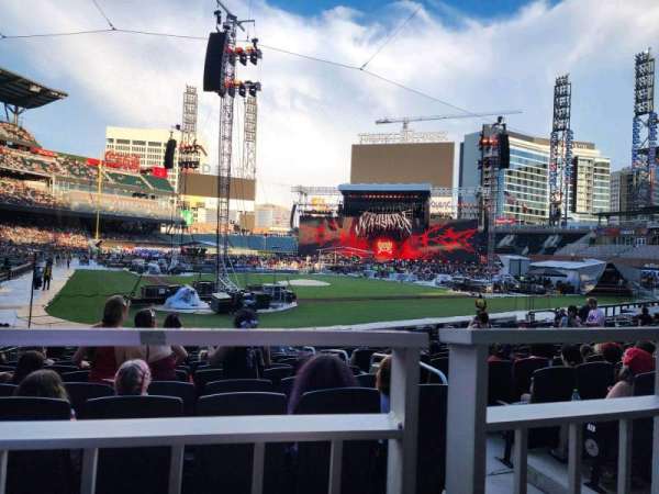 Truist Park, section: 124, row: 1, seat: 2