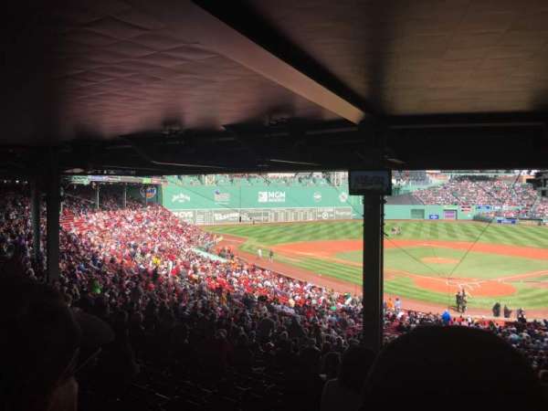 Fenway Park, section: Grandstand 21, row: HH, seat: 20