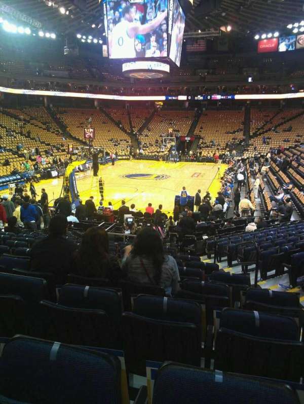 Oakland Arena, section: 121, row: 14, seat: 3