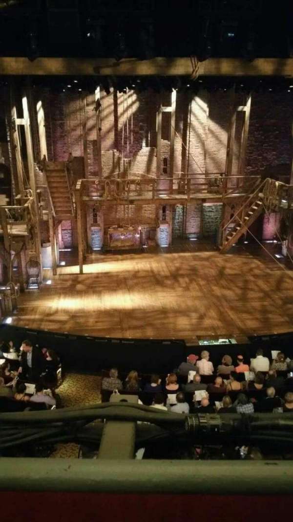 Richard Rodgers Theatre, section: Front Mezzanine C, row: A, seat: 114