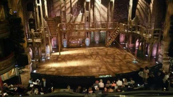 Richard Rodgers Theatre, section: Front Mezzanine C, row: A, seat: 114