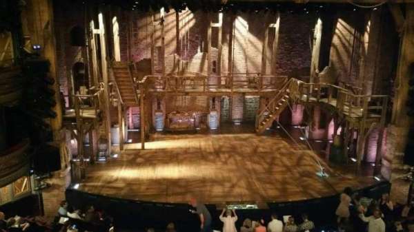 Richard Rodgers Theatre, section: Front Mezzanine C, row: A, seat: 112