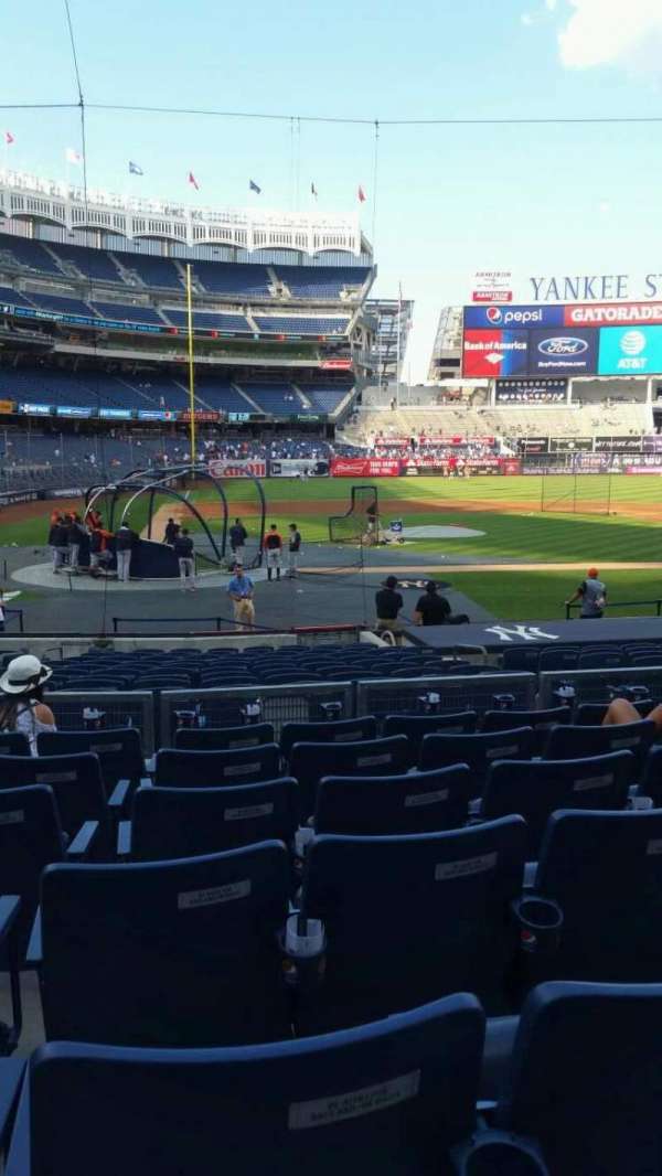 Yankee Stadium, section: 117B, row: 7, seat: 8
