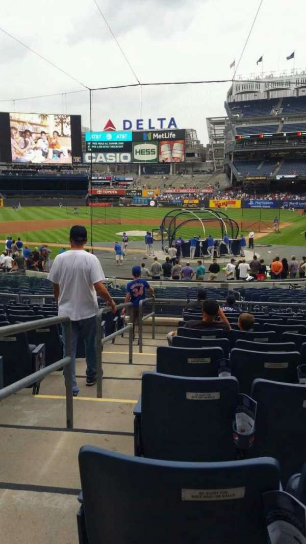 Yankee Stadium, section: 121A, row: 11, seat: 8