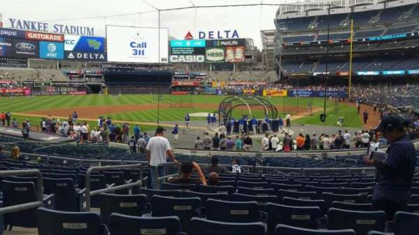 Yankee Stadium, section: 121A, row: 11, seat: 7