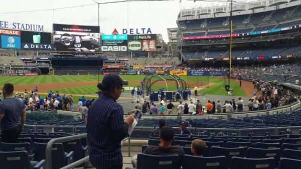 Yankee Stadium, section: 121A, row: 9, seat: 13
