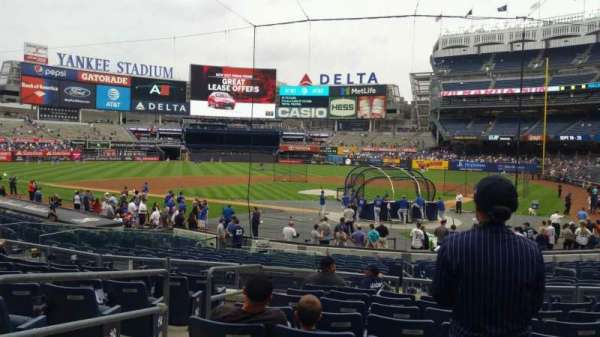 Yankee Stadium, section: 121A, row: 9, seat: 11