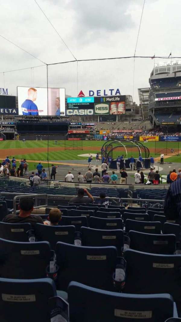 Yankee Stadium, section: 121A, row: 9, seat: 10