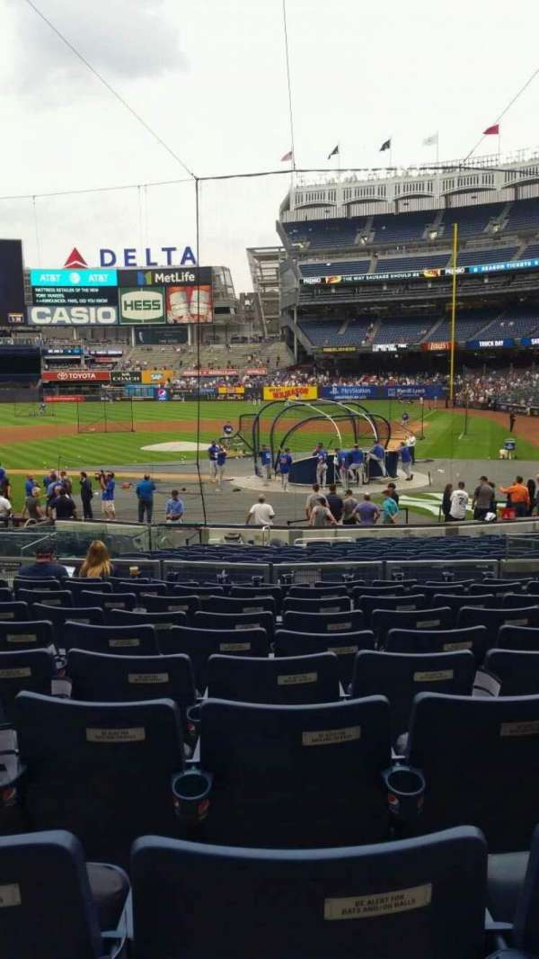 Yankee Stadium, section: 121B, row: 10, seat: 6