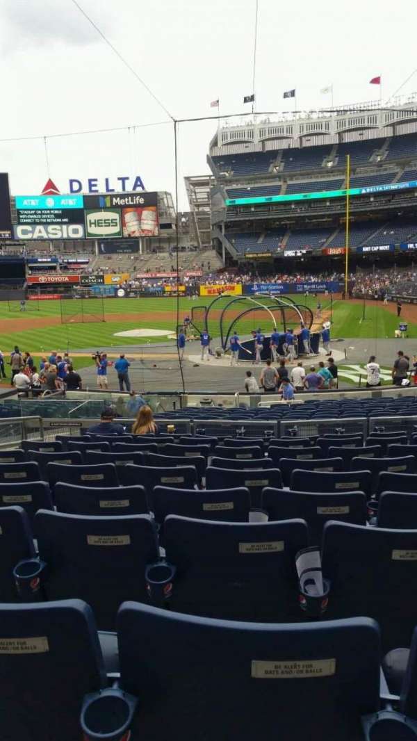 Yankee Stadium, section: 121B, row: 10, seat: 8