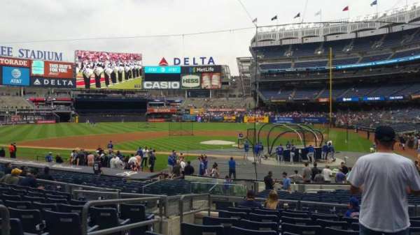 Yankee Stadium, section: 121B, row: 10, seat: 11