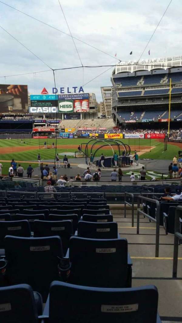 Yankee Stadium, section: 121B, row: 11, seat: 1
