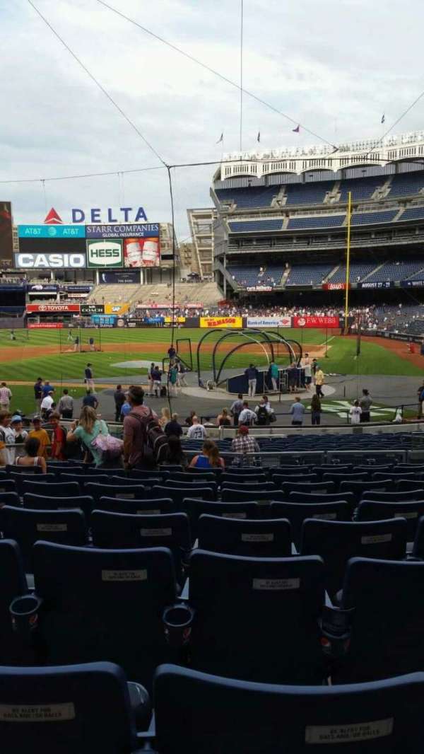 Yankee Stadium, section: 121B, row: 11, seat: 5