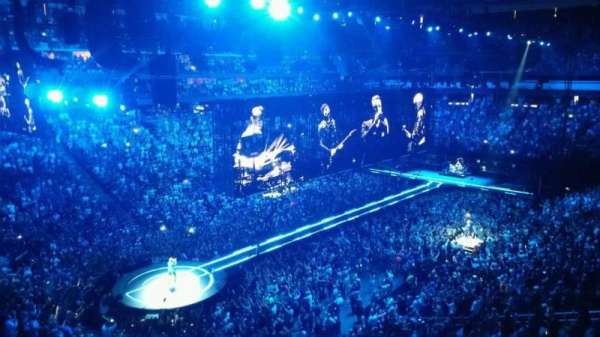 Prudential Center, section: 107, row: 1, seat: 8