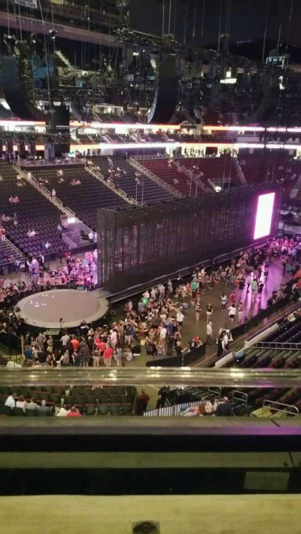 Prudential Center, section: 107, row: 1, seat: 12