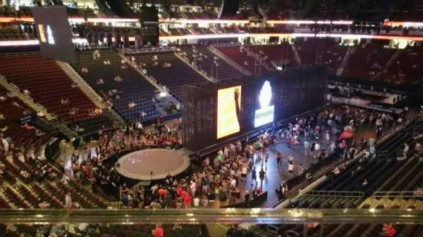 Prudential Center, section: 107, row: 1, seat: 11