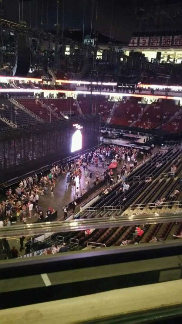 Prudential Center, section: 107, row: 1, seat: 10
