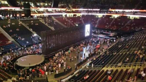 Prudential Center, section: 107, row: 1, seat: 9