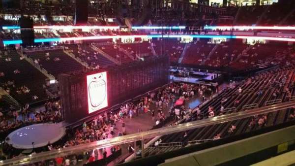 Prudential Center, section: 107, row: 1, seat: 5