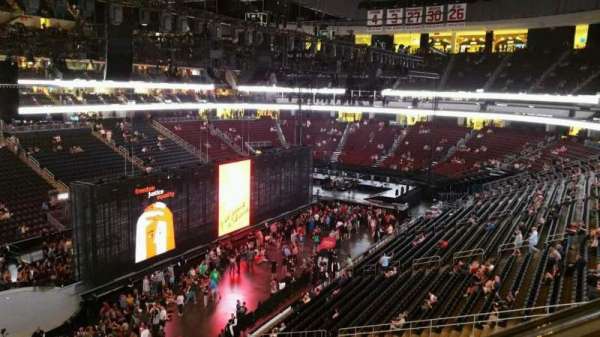 Prudential Center, section: 107, row: 1, seat: 3